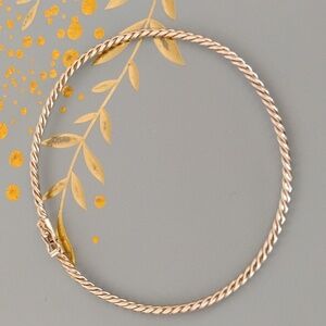 Silver Rope Cable Bracelet